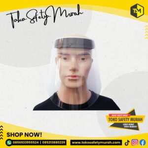 Face Shield Murah Ekonomis / Faceshield Pelindung Muka Wajah Anak Dewasa / Anti Fog Virus #Jual Alat Pelindung Diri APD Alat Keselamatan Kerja K3