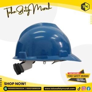 Helm Safety Supervisor Electrical Kelistrikan Kontraktor Pengawas A3 Biru + Inner Putar Fastrack + Tali Dagu #Jual Alat Pelindung Diri APD Alat Keselamatan Kerja K3