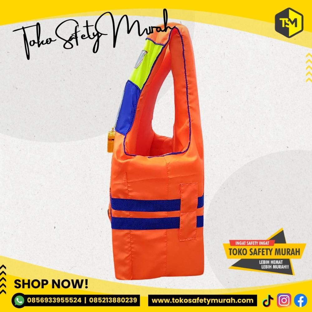 Baju Pelampung ATUNAS size S / Rompi Safety Life Jacket / Wahana Olahraga Air Snorkling Permainan / Jaket Anak Kecil Dewasa #Jual Alat Pelindung Diri APD Alat Keselamatan Kerja K3 - Image 4