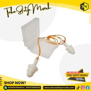 Earplug Murah / Ear Plug Sumbat Kuping Ultrafit Putih Penutup Telinga #Jual Alat Pelindung Diri APD Alat Keselamatan Kerja K3