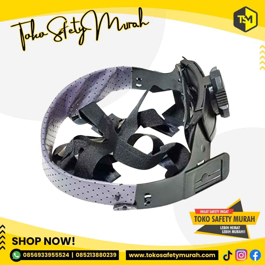 Fastrack Helm Proyek Knob Putar / Aksesoris Helmet Safety / Inner Tatakan Kualitas Premium #Jual Alat Pelindung Diri APD Alat Keselamatan Kerja K3 - Image 2