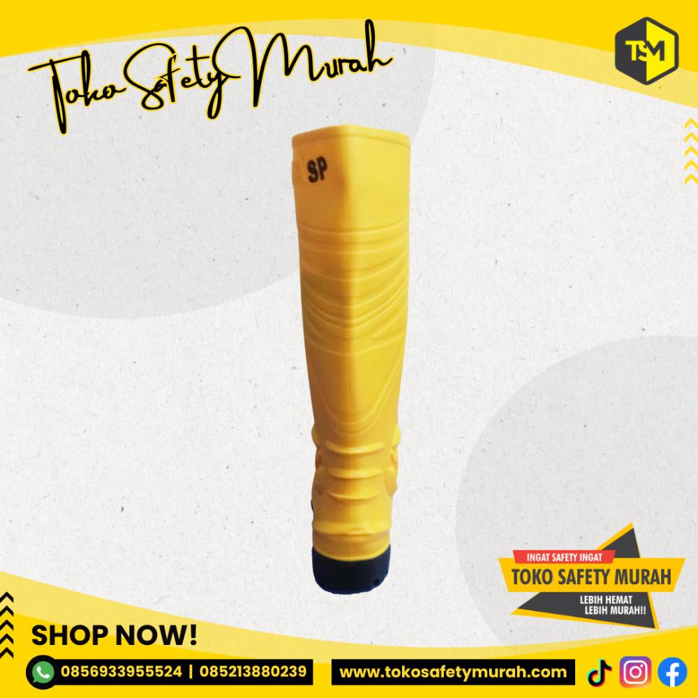 Sepatu Boot Safety Petrova Steel Toe Cap Midsole Besi Boots Toecap - Image 2