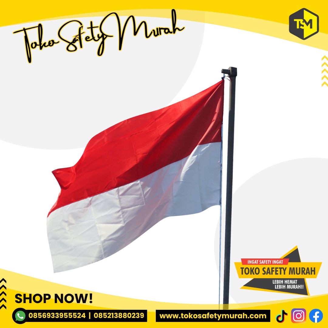 Bendera Indonesia Merah Putih 120x80cm Bendera Pusaka 120 x 80 - Image 3
