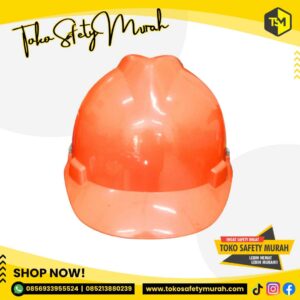 Helm VGARD Tamu Proyek / Helm Murah A3 Orange Inner #Jual Alat Pelindung Diri APD Alat Keselamatan Kerja K3