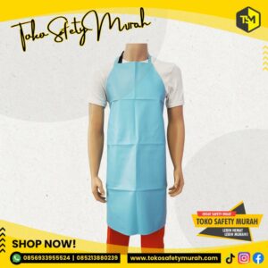 Celemek Apron PVC Waterproof Kulit Sintetis Anti Air Panjang 90 cm #Jual Alat Pelindung Diri APD Alat Keselamatan Kerja K3
