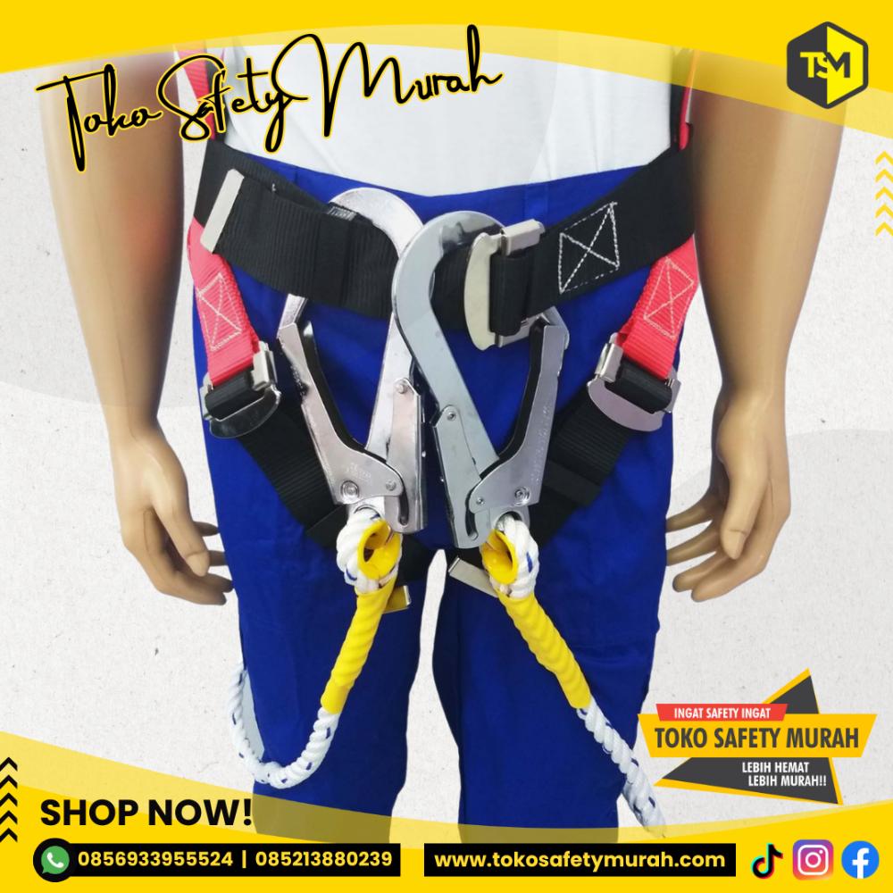 Full Body Harness Double Hook Double Big Hook Legion #Jual Alat Pelindung Diri APD Alat Keselamatan Kerja K3 - Image 4