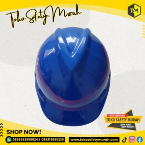 Helm FSA Biru Helm Safety Proyek / Safety Helmet / Topi Proyek Pelindung Kepala Inner Set Biasa #Jual Alat Pelindung Diri APD Alat Keselamatan Kerja K3