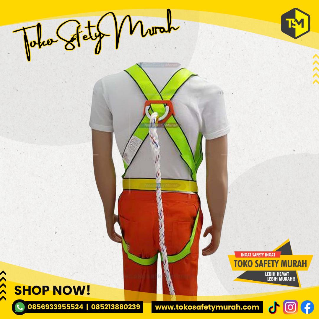 Full Body Harness FASTEN Single Big Hook Besar Gosave Tali Pengaman #Jual Alat Pelindung Diri APD Alat Keselamatan Kerja K3 - Image 2