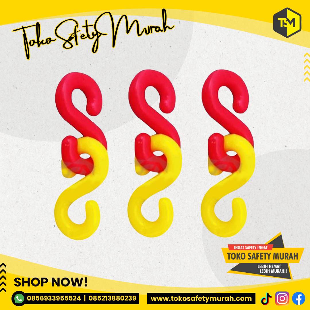 Cone Chain Ring Connector / Gantungan Rantai Kerucut / Rantai Plastik Kunci S - Image 3