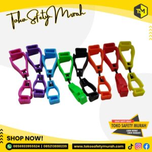 TERMURAH Gantungan Sarung Tangan Carabiner Jepit KUAT TOP QUALITY Penjepit Safety Proyek