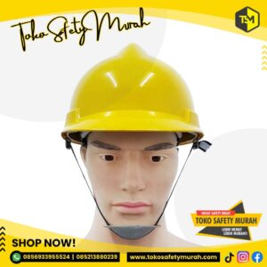 Helm Safety SNI Proyek AAA Kuning + Fastrack + Tali Dagu #Jual Alat Pelindung Diri APD Alat Keselamatan Kerja K3
