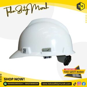 Helm Mandor Pengawas Manajer Insinyur Kerja Tukang Bangunan Proyek / Standar SNI AAA Putih + Fastrack + Tali Dagu #Jual Alat Pelindung Diri APD Alat Keselamatan Kerja K3