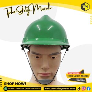 Safety helm Proyek SNI Tebal Safety Helmet Hijau ( ISO 9001 ) #Jual Alat Pelindung Diri APD Alat Keselamatan Kerja K3