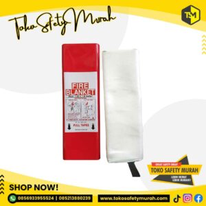 Fire Blanket / Selimut Pemadam Api 1.8 x 1.8 Meter #Jual Alat Pelindung Diri APD Alat Keselamatan Kerja K3