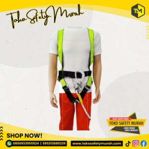 Full Body Harness Eco Single Big Hook Besar Gosave Sabuk Tali Pengaman #Jual Alat Pelindung Diri APD Alat Keselamatan Kerja K3