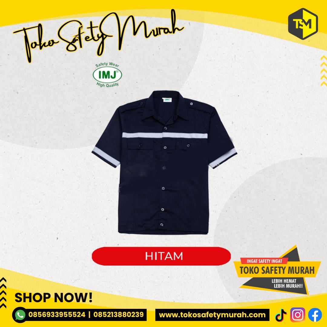 Wearpack Safety Baju Atasan Lengan Pendek Size M-XL - Image 7