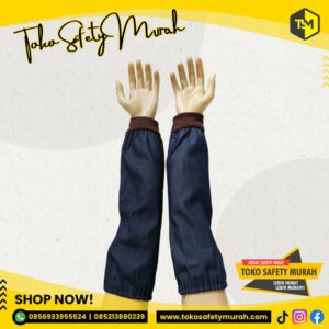 Apron Lengan Bahan Jeans Pelindung Tangan / Manset Las #Jual Alat Pelindung Diri APD Alat Keselamatan Kerja K3