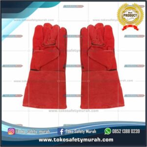 Sarung Tangan Las Merah Murah Meriah / Sarung Tangan Impor #Jual Alat Pelindung Diri APD Alat Keselamatan Kerja K3