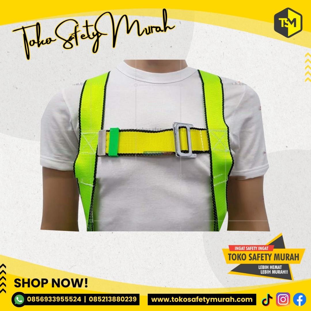 Full Body Harness FASTEN Double Big Hook Besar Gosave Tali Pengaman #Jual Alat Pelindung Diri APD Alat Keselamatan Kerja K3 - Image 2