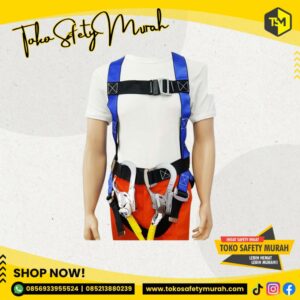 Full Body Harness Double Big Hook + Tali Dada Ecofit Safety Harnes GOSAVE #Jual Alat Pelindung Diri APD Alat Keselamatan Kerja K3