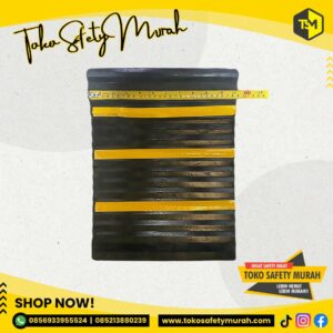 Big Size (Jumbo) Wheel Stopper 29x32x25 Karet Ganjalan Ban Truck Bus Truk Parking Stop Pengganjal Roda Mobil / Chock Besar