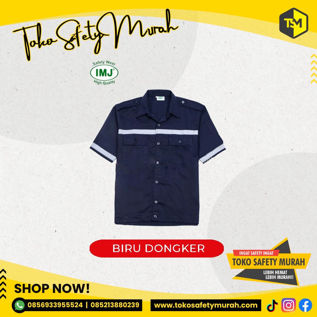 Wearpack Safety Baju Atasan Lengan Pendek Size M-XL - Image 6