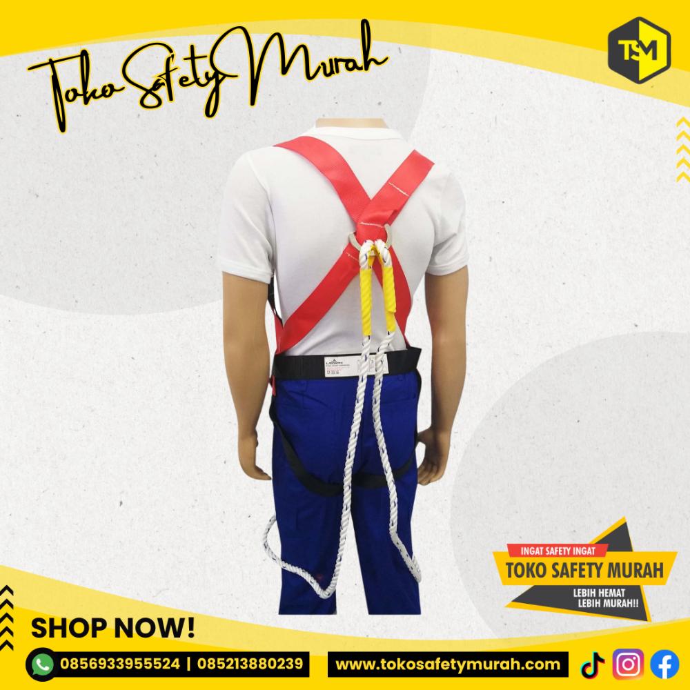 Full Body Harness Double Hook Double Big Hook Legion #Jual Alat Pelindung Diri APD Alat Keselamatan Kerja K3 - Image 2