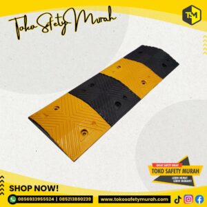 Speed Bump Rubber 1 meter / Polisi Tidur Karet 100cm / Speedbump 1m / Speed hump 100 cm