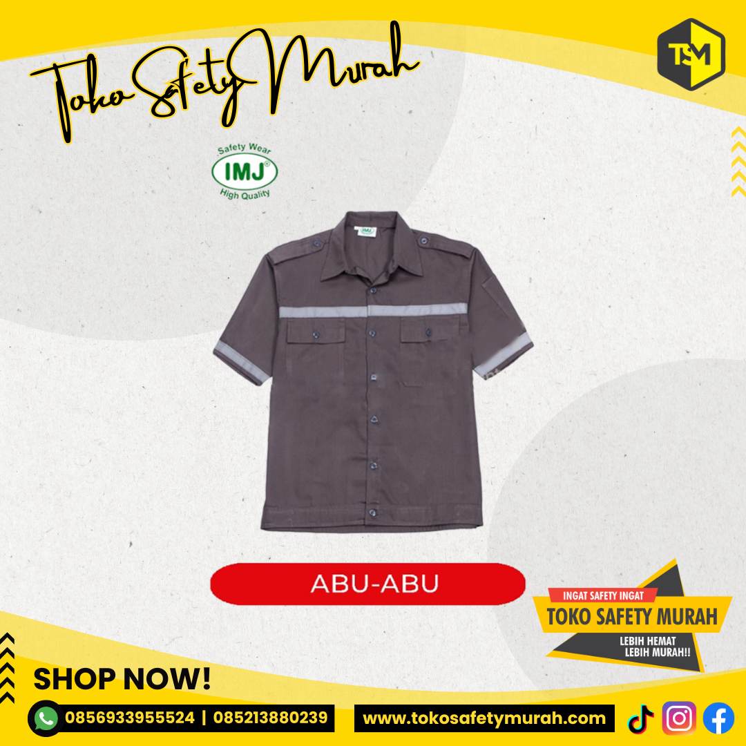 Wearpack Safety Baju Atasan Lengan Pendek Size M-XL - Image 4