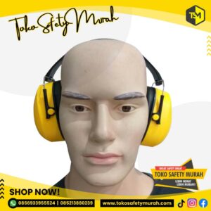 Ear Muff Telinga Kuping Nyaman Digunakan Adjustable / Earmuff Protector Headset Peredam Suara
