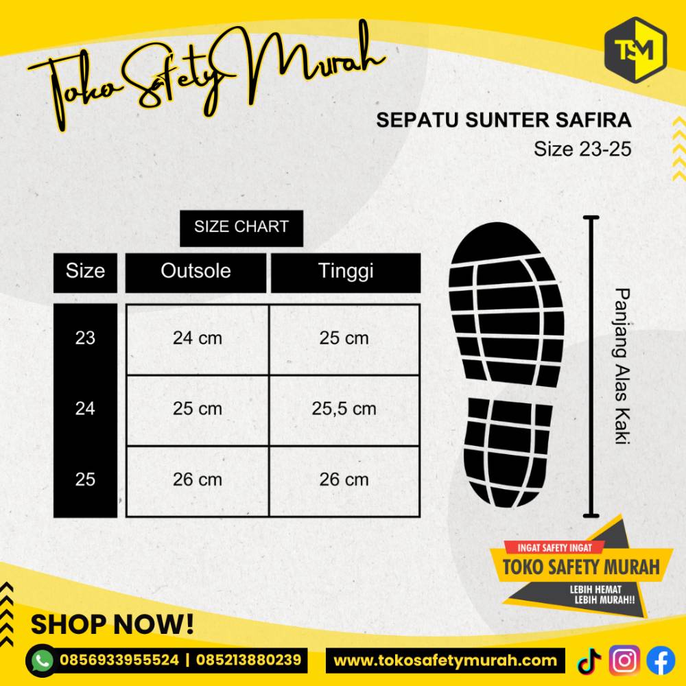 Sepatu Boot Pendek Karet Maroon Size 23-25 Sepatu Boot Pria Wanita PVC - Image 7