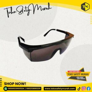 Kacamata Las Safety Hitam Black Clear BeSafe Kualitas Bagus Premium #Jual Alat Pelindung Diri APD Alat Keselamatan Kerja K3