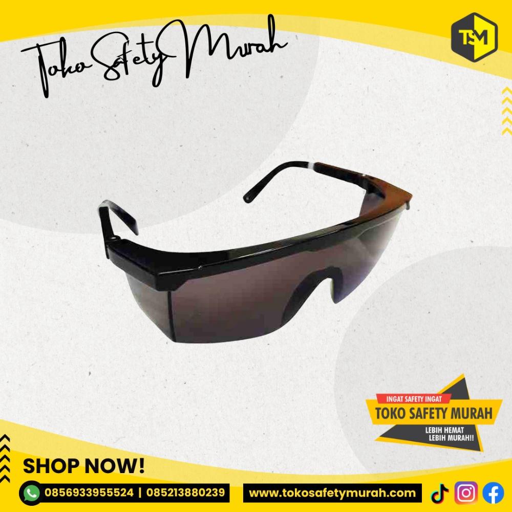 Kacamata Las Safety Hitam Black Clear BeSafe Kualitas Bagus Premium #Jual Alat Pelindung Diri APD Alat Keselamatan Kerja K3