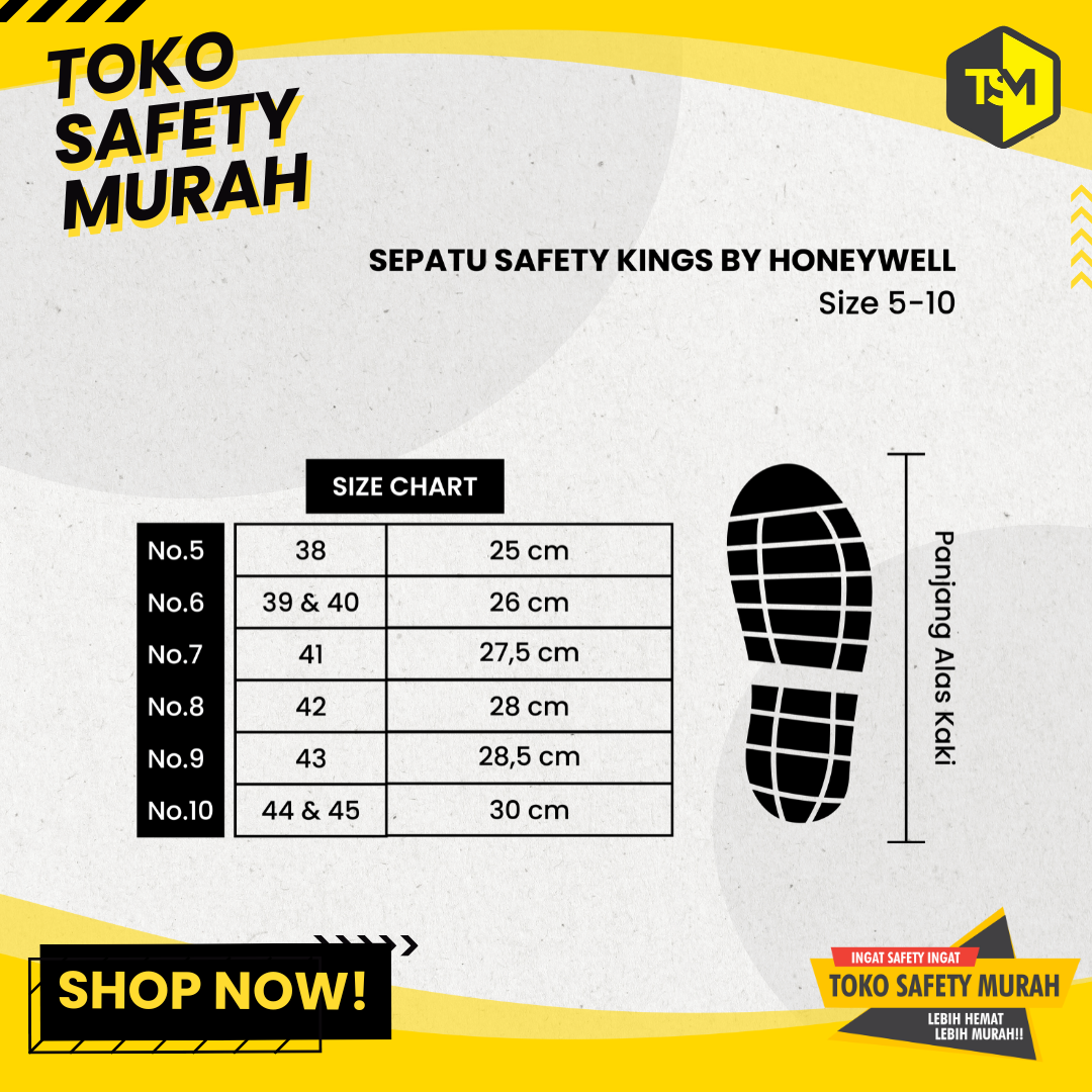 Sepatu Safety Kings by Honeywell KWD 207X King's Original King KWD207X - Image 5