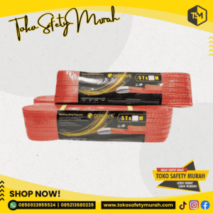 Webbing Sling Gosave 5 Ton X 8 Meter Tali Angkat Safety #Jual Alat Pelindung Diri APD Alat Keselamatan Kerja K3